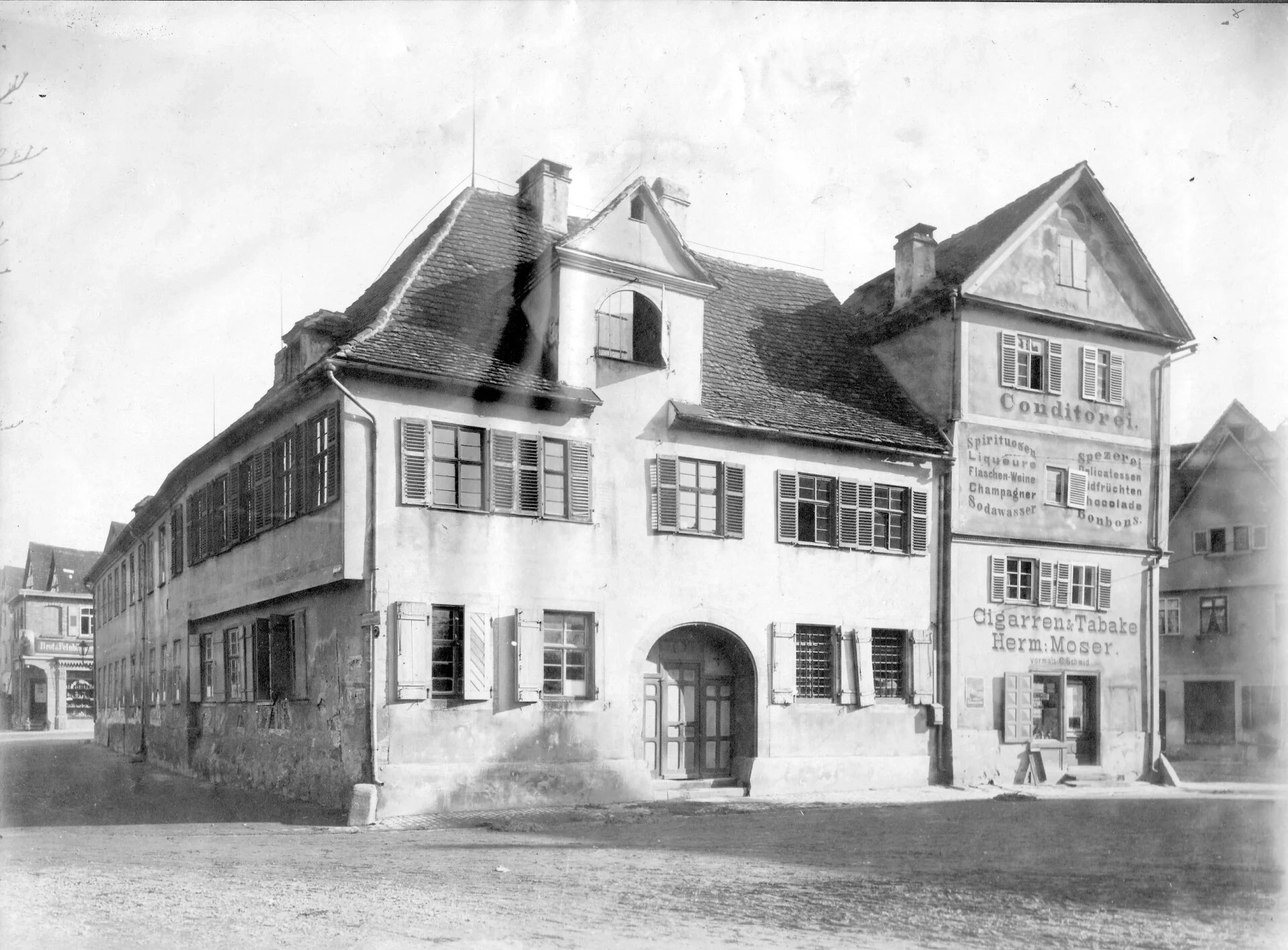 Schulgebäude der Mädchenmittelschule Schorndorf 1876